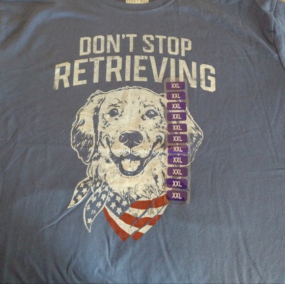 State of Mine Men's Graphic Short Sleeve Tee, XXL, Blue - Picture 1 of 2